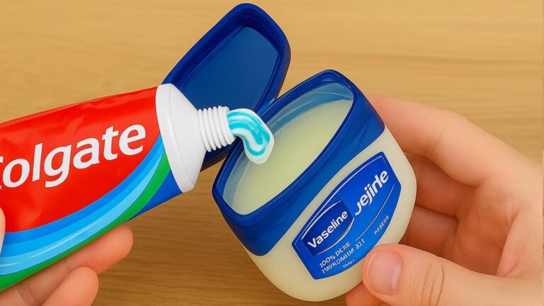 Dieser erstaunliche Trick verwandelt Zahnpasta und Vaseline in ein Reinigungsskraftpaket…