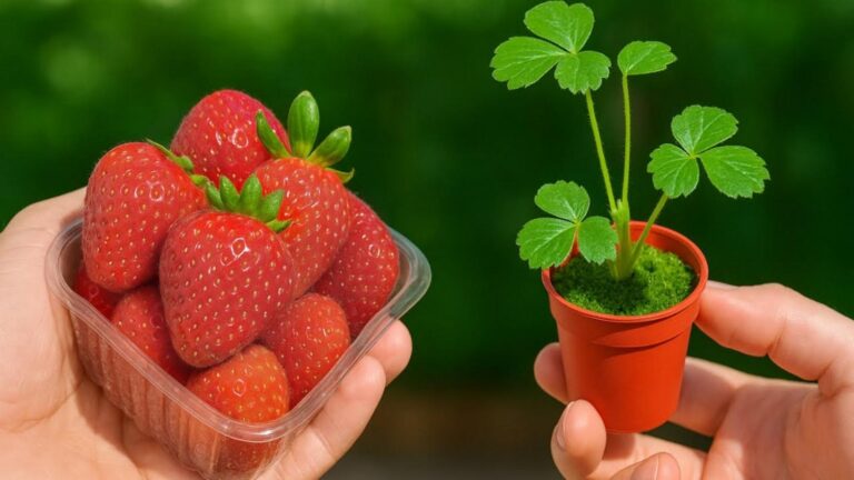 Ein genialer Trick, um frische Erdbeeren das ganze Jahr über im eigenen Garten zu ernten…