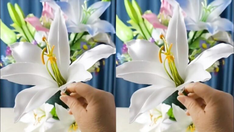 Dieser einfache Trick verwandelt deine Tischdeko in ein blühendes Lilien-Wunder…