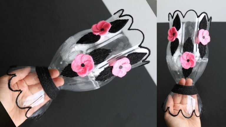 Dieser vergessene Trick verwandelt Plastikflaschen in atemberaubende Vasen für dein Zuhause…
