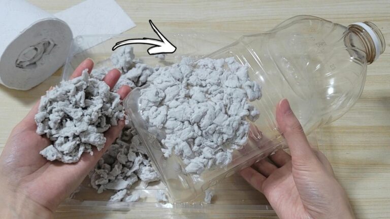 Diese geniale DIY-Idee verwandelt eine leere Flasche in einen stylischen Aufbewahrungskorb…