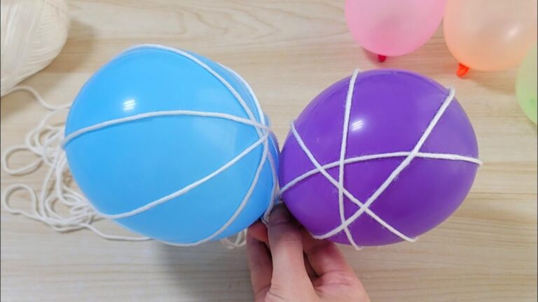 Ein einfacher Trick verwandelt Ballons in stylische Dekoobjekte für dein Zuhause…