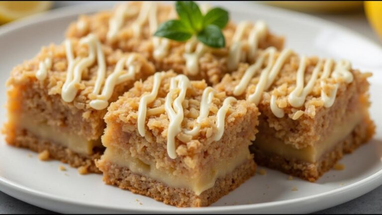 Dieser einfache Haferkuchen ohne Zucker begeistert mit Äpfeln und Zitrone in nur 15…