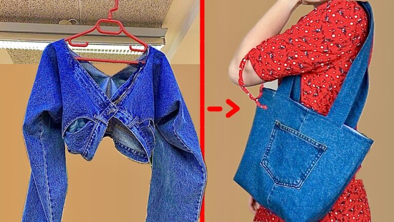 5 Schritte, um deine alten Jeans in eine schicke Tasche zu verwandeln!