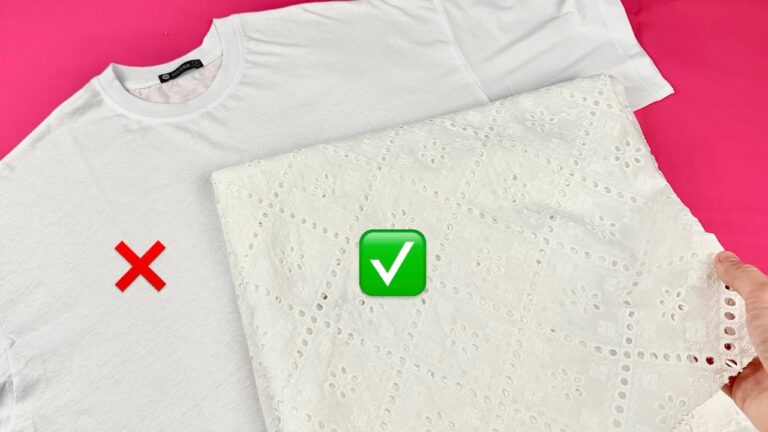 5 Schritte, um dein T-Shirt mit Spitze in ein atemberaubendes Kleid zu verwandeln