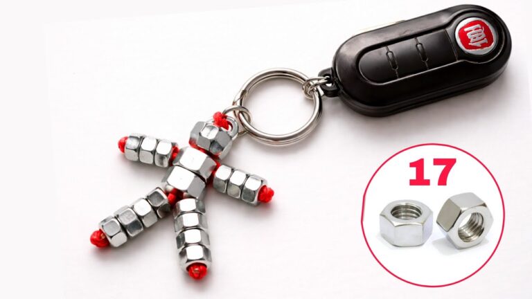 50 geniale DIY-Projekte mit Metallmuttern, die du sofort nachmachen kannst!