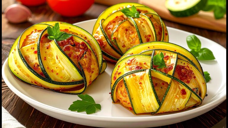 3 Schritte zur leckersten Zucchini Überraschung als Abendessen!