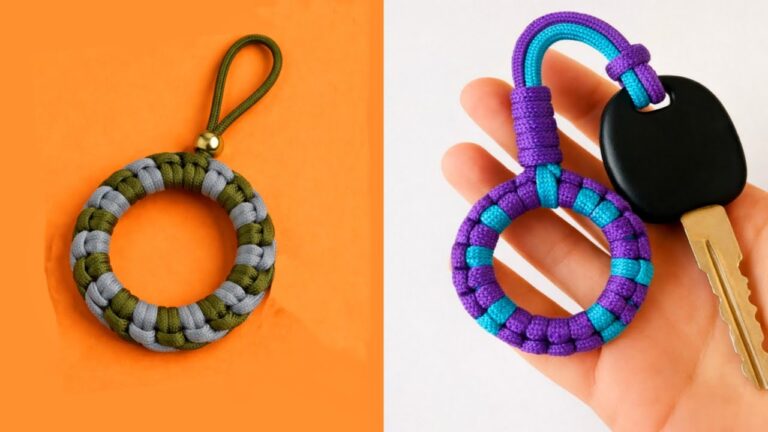 10 einfache Schritte zu trendigen Schlüsselanhänger-Knoten, die jeder lieben wird!