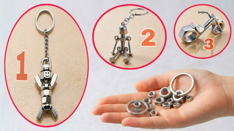 5 kreative DIY-Ideen aus gebrauchten Schrauben und Muttern, die du lieben wirst!