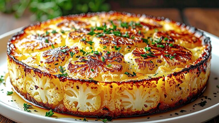 5 Gründe, warum du diesen Blumenkohlkuchen zu Weihnachten probieren musst!