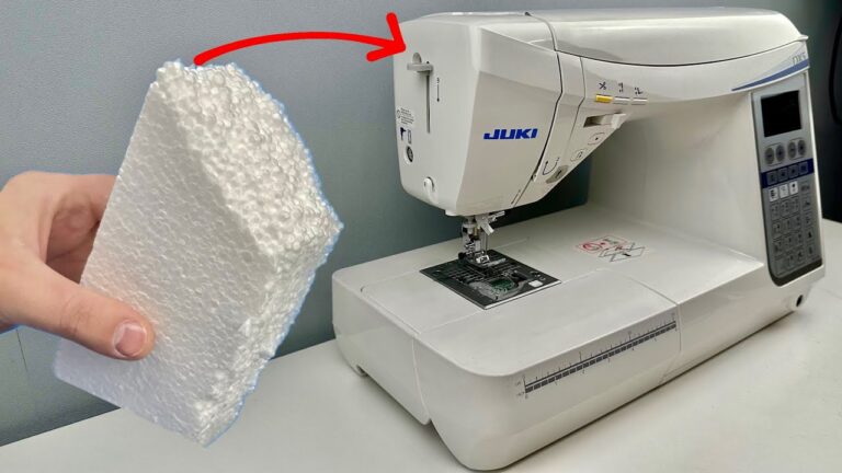 10 geniale Tipps: Wie Styropor deine Nähmaschine revolutioniert!