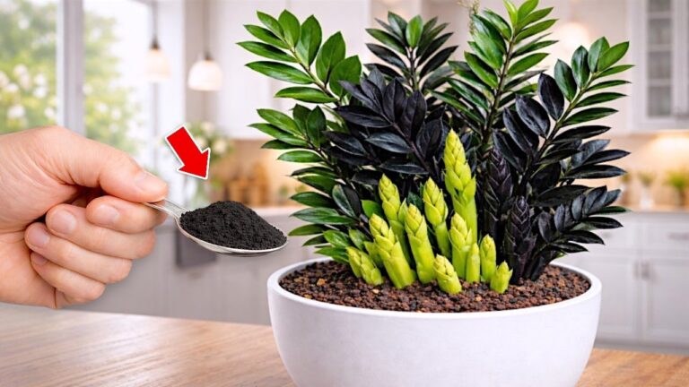 1 Löffel für prächtige Zamioculcas – Entdecke diesen genialen Wachstumstrick!