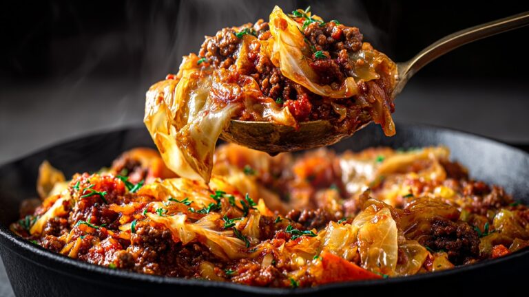 7 einfache Schritte für leckeren Dirty Rice mit Kraut in nur 30 Minuten!