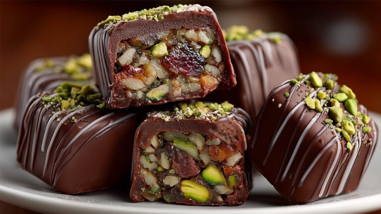 20 gesunde Zuckerfreie Schokoladenbonbons, die im Mund zergehen!