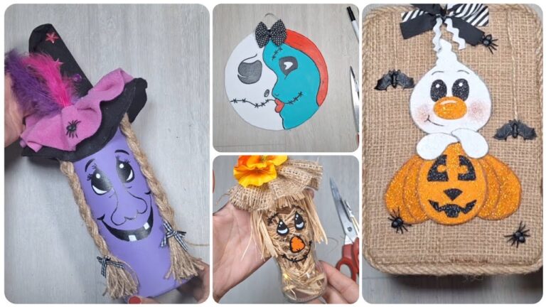 4 einfache Bastelideen für Halloween, die deinen Herbst magisch machen! 🎃🧙‍♀️
