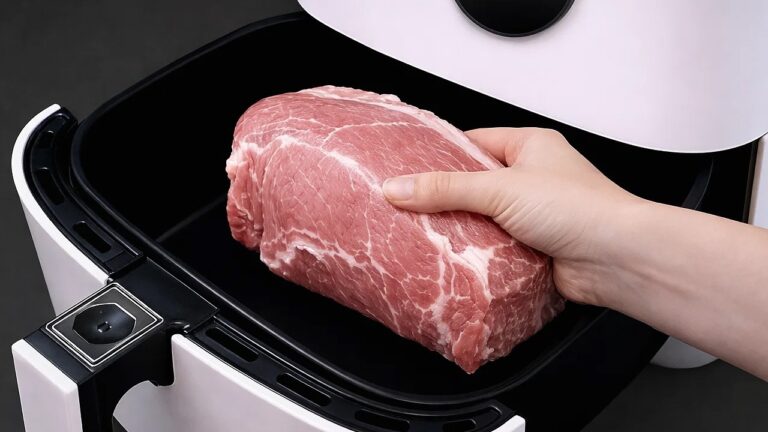 Schweinefleisch in der Heißluftfritteuse: 5 Tipps für perfekt saftig und knusprig!