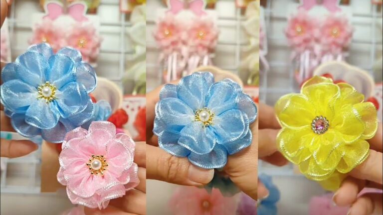 10 Schritte zum perfekten Stoffblumen-Bow für kleine Mädchen – Jetzt kreativ werden!