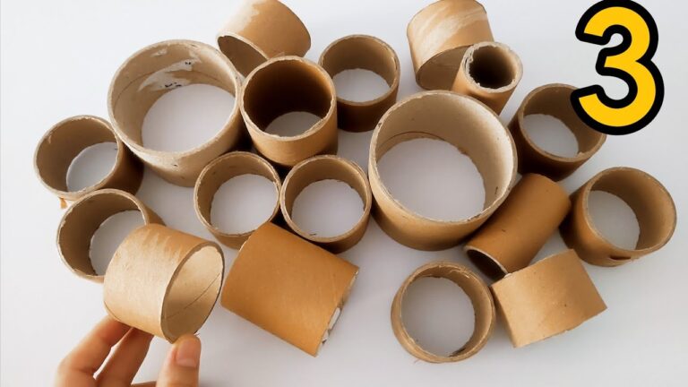 3 kreative DIY-Ideen mit Kartonröllchen für dein Recycling-Projekt