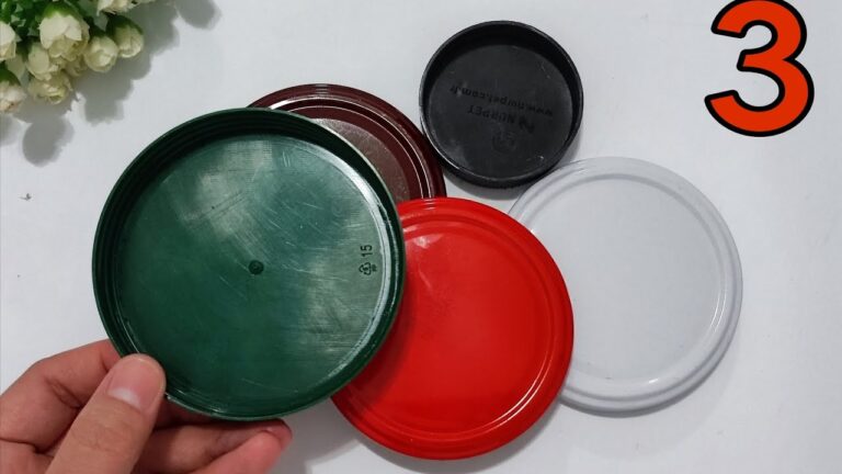 3 geniale Ideen: So verwandelst du 3 Deckel in kreative Deko! 💚
