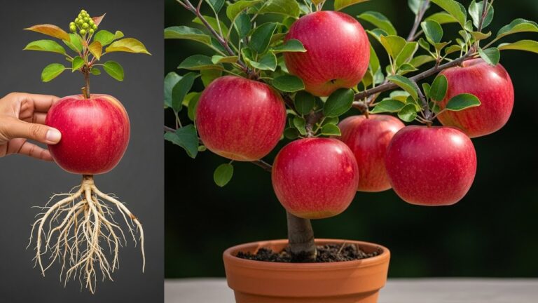 2 einfache Methoden, um Apfelbäume für jahrelangen Ertrag zu züchten
