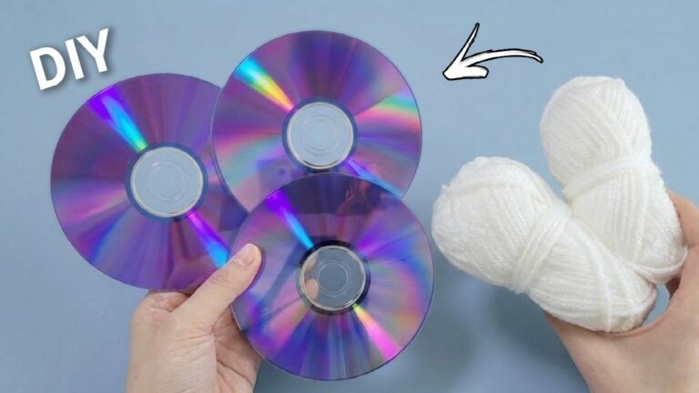 DIY: 7 geniale Ideen für alte CDs und Wolle, die du sofort ausprobieren musst!