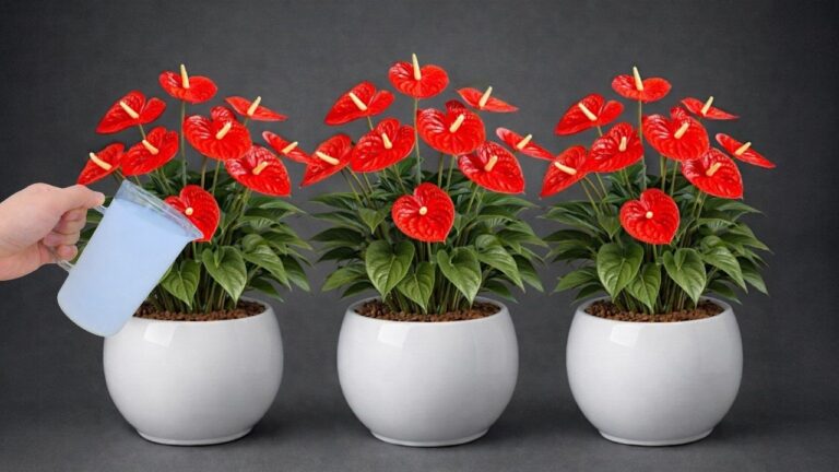 1 Glas für blühende Anthurien: 5 Tipps für traumhafte Blumenpracht!