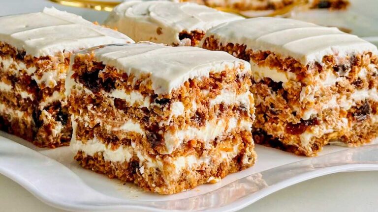 🥕 Saftiger Karottenkuchen ohne Mehl, Zucker, Butter und Eier — mit Ricottacreme