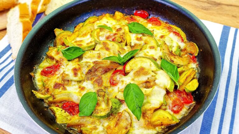 Just 2 zucchinis and dinner is ready! Zucchini recipes – Quick and easy