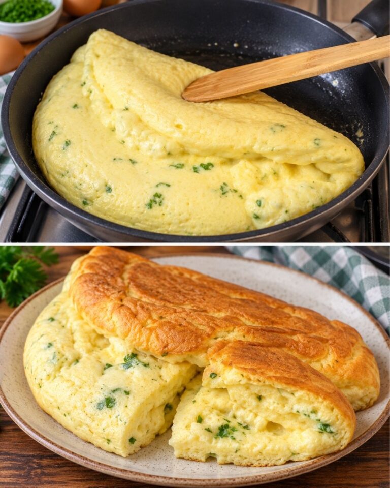 5 minuti, 2 uova! Ricetta di omelette soufflé soffice, veloce e facile!