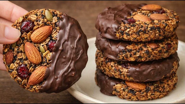 Non mangio zucchero! Biscotti d’avena sani in 15 minuti, senza farina
