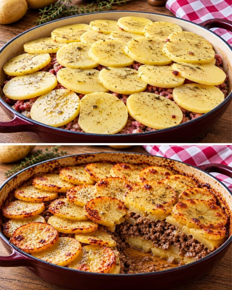 Preparo carne macinata e patate così quasi ogni fine settimana! Facile e delizioso!