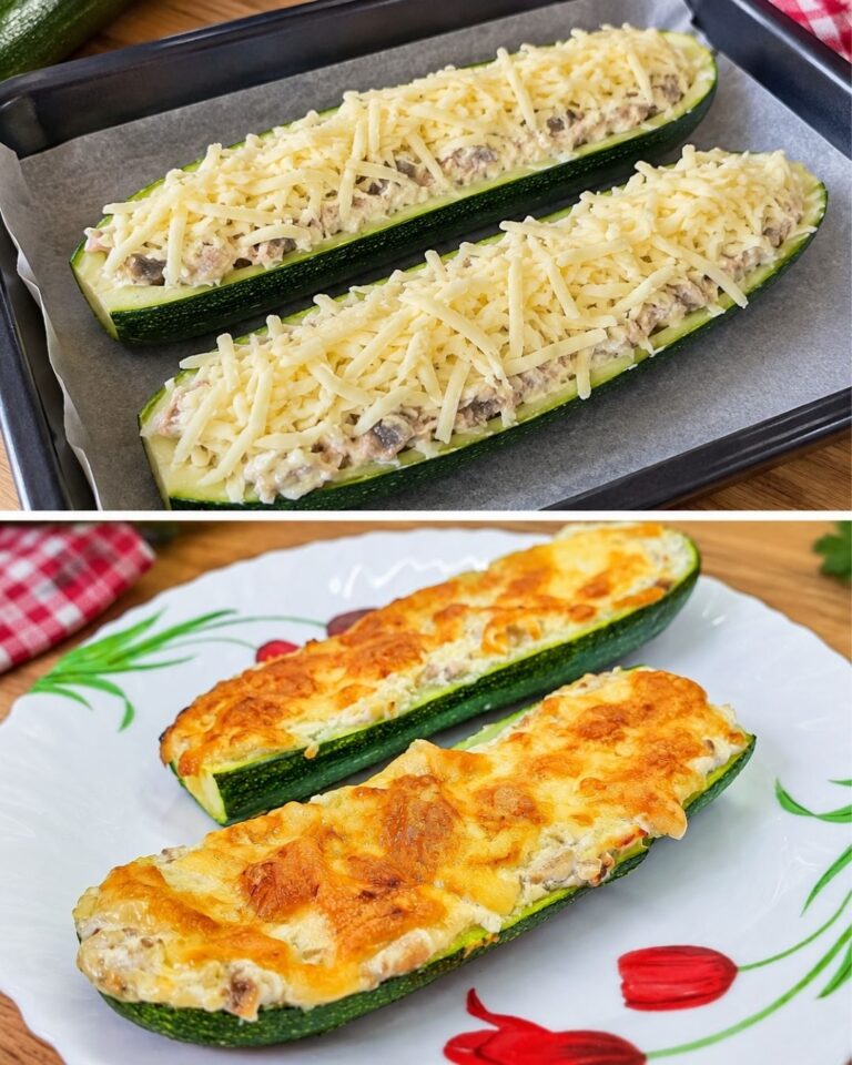Stuffed zucchini from the oven. You won’t fry zucchini anymore! Fresh recipes