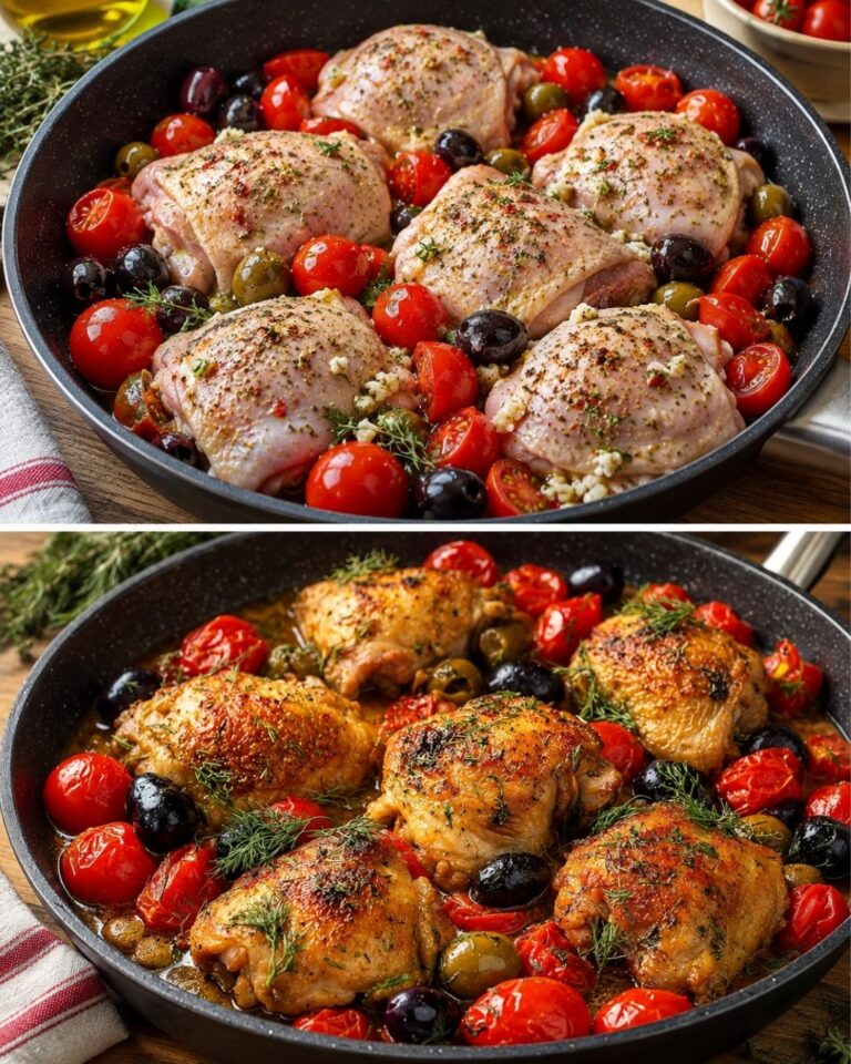Je n’ai jamais mangé de poulet aussi délicieux ! Poulet sicilien, un dîner rapide et facile !