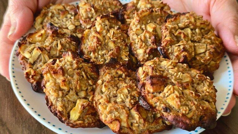 🍎 1 tasse de flocons d’avoine et 2 pommes — le fameux gâteau allemand revisité