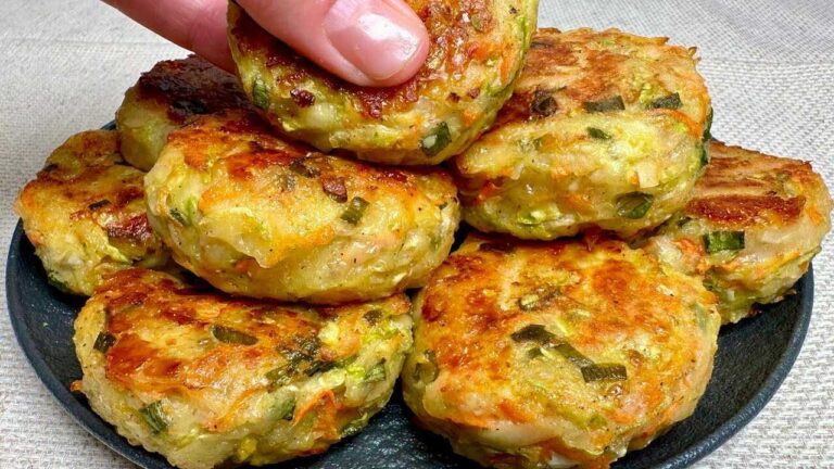La courgette est meilleure que la viande ! Galettes saines au fromage, faciles et délicieuses