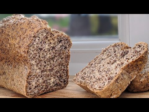 2-Zutaten-Brot: ohne Mehl und Gluten! Schnelles Rezept mit niedrigem GI.