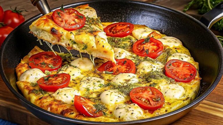 🥒 2 Zucchini und 4 Kartoffeln reiben: herzhafter Gemüsekuchen mit Mozzarella