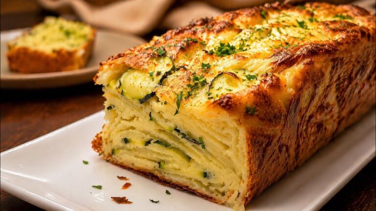 Kartoffel-Zucchini-Millefeuille: innen cremig, außen knusprig
