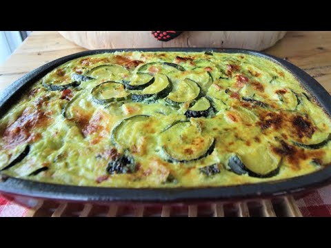 Torta di zucchine al forno Pasticciate Courgettes