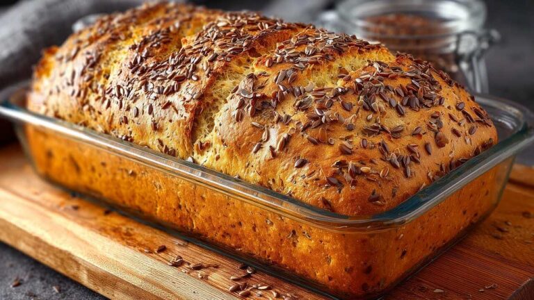 🍞 Pane d’avena pronto in pochi minuti! Con semi di lino e ricotta