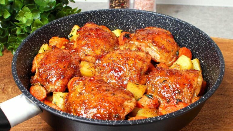 🍗 Mai mangiate cosce così! Pollo facile con salsa miele e senape