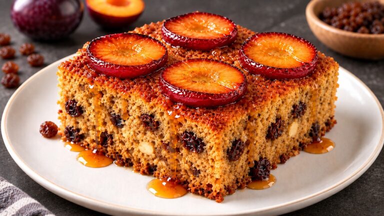 Senza farina né zucchero! Torta di prugne e avena per diabetici! Glicemia normale!