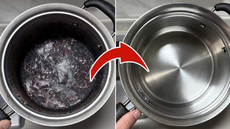 VERGISS die alten Methoden, dieser 1 TRICK reinigt den angebrannten Boden EFFEKTIV! 💥 (EINFACH) 🤯