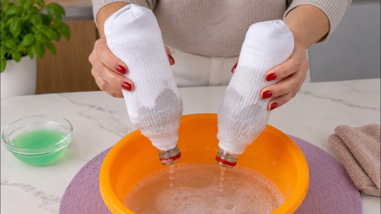 Ich wasche meine weißen Socken IMMER SO (So viel WEISSER)