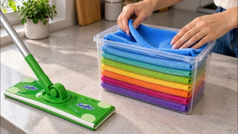 Ich wünschte, ich hätte diesen Trick gekannt, bevor ich Hunderte Euro für Swiffer-Nachfüllungen ausgegeben habe…