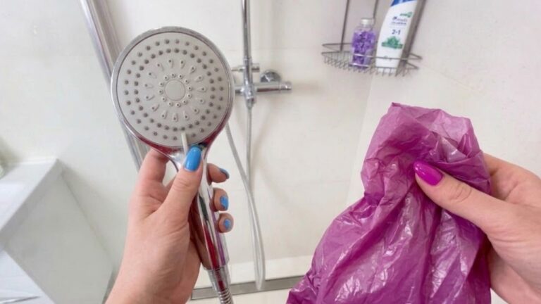 Tie a Bag Around Your Showerhead — See What Comes Out!