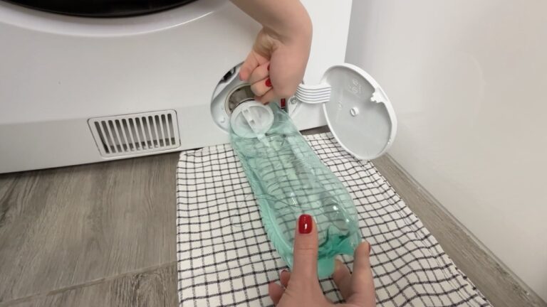 Avoid Costly Repairs. Clean Your Washing Machine Filter Using a Bottle…