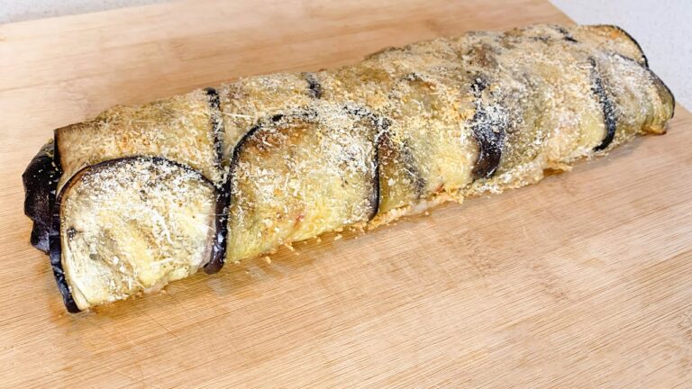 La melanzana che fa impazzire tutti! Rotolo di melanzane facile, senza frittura!
