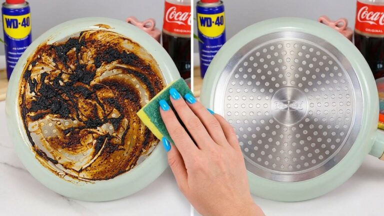 This FOAMING Coca-Cola and WD-40 Mixture Removes BURNT-ON Grime! (Must See!)