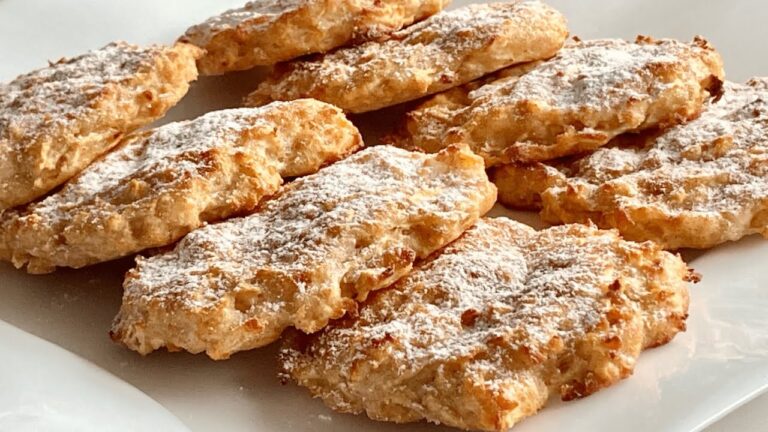 🍎🍏 Le biscuit aux pommes le plus sain !!! Délicieuse recette minceur !